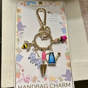 True To Form Gardening Themed Bag/Charm/Keychain~Hard To Find~NEW! Think Spring!